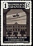 Spain 1936 Asociación Prensa 1 Ptas Negro Edifil 722